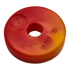 LEGO Minifig, Weapon Disc 2 x 2 with Marbled Yellow Pattern