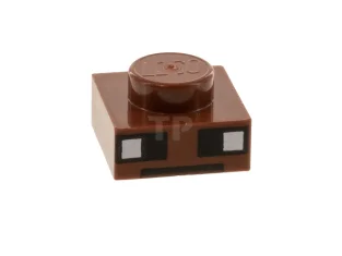 LEGO Platte 1 x 1 mit weißen und schwarzen Quadraten und…