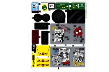 LEGO Aufkleber für Set 76057 (nordamerikanische Version)