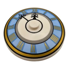 LEGO Dish 4 x 4 Inverted with Clock Face Pattern