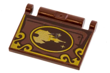 LEGO Book Cover with Disney Castle Pattern