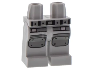 LEGO Benen Minifiguur met Riem en Kniebeschermers Patroon