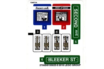 LEGO Autocollant pour l'ensemble 76058 (version nord-américaine)