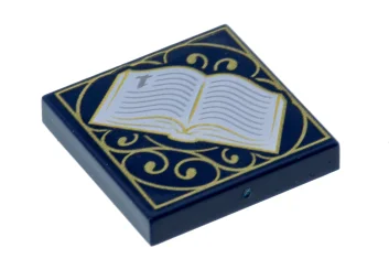 LEGO Tile 2 x 2 with Open Book Pattern