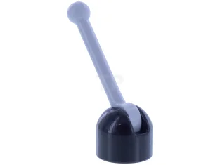 LEGO Base piccola a leva con leva grigio chiaro e bluastro