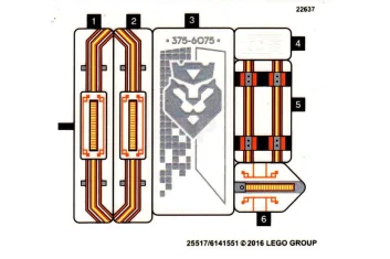 LEGO Sticker for Set 70324