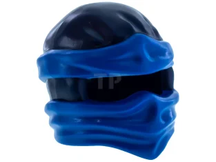 LEGO Minifig, Headgear Ninjago Wrap Type 2 with Blue Wraps and…
