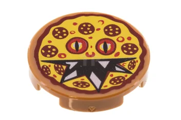 LEGO Tile 2 x 2 Round with Bottom O and Food…