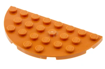 LEGO Plate 4 x 8 Round Corner Double