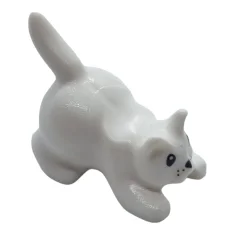 LEGO Cat, Crouching with Black Eyes, Nose and Whisker Dots Pattern