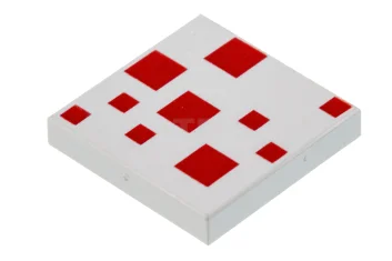 LEGO Tile 2 x 2 with Pixelated Squares Pattern (Minecraft Cake)