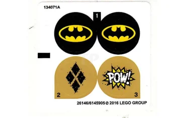 LEGO Sticker for Set 76053 (North American Version)