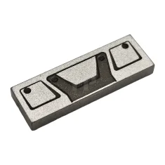 LEGO Tile 1 x 3 with Truck Grille Frame Pattern