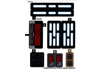 LEGO Sticker for Set 75156 (North American Version)