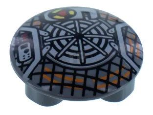 LEGO Plate 2 x 2 Round with Convex Bottom and Grid…