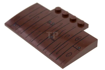 LEGO Pendiente, Curvado 5 x 8 x 2/3 con Patrón de…