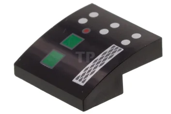 LEGO Slope 2 x 2 x 2/3 Curved with Control Panel…