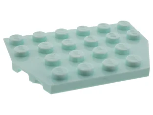 LEGO Piastra 4 x 6 Cuneo - Taglio degli angoli