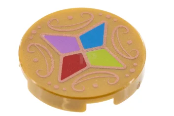 LEGO Tile 2 x 2 Round with Bottom O and Crystal…