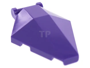 LEGO Windscreen 6 x 4 x 1 Hexagonal with Bar Handle