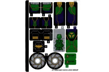 LEGO Sticker for Set 76097 