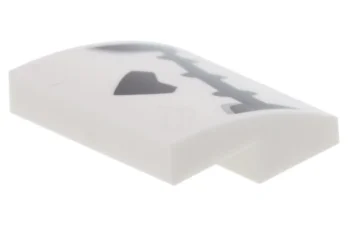 LEGO Slope 2 x 2 x 2/3 Curved with Skeletal Pattern