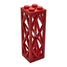 LEGO Support 2 x 2 x 5 Pilier en treillis, Assemblage…