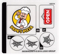 LEGO Sticker for Set 76108 - Sheet 2