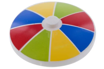 LEGO Dish 4 x 4 Inverted with Stripes Pattern