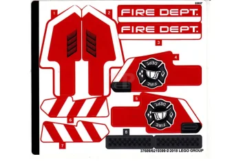 LEGO Sticker for Set 42075