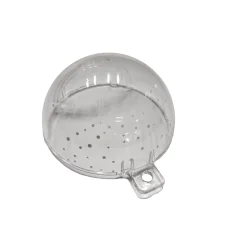 LEGO Mezza sfera cilindrica con motivo a punti bianchi