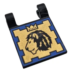 LEGO Bandiera 2 x 2 quadrata, doppio motivo, scorpione e leone…