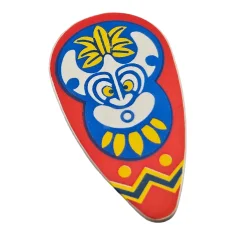 LEGO Shield Ovoid with Islanders Mask Pattern