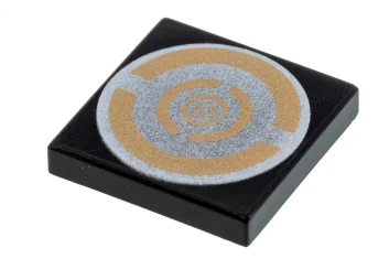 LEGO Piastrelle 2 x 2 con motivo circolare