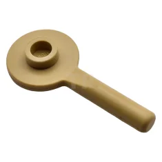 LEGO Minifig, Utensil Signal Paddle with Red and White Spiral Pattern