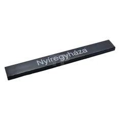 LEGO Tile 1 x 8 with 'Nyiregyhaza' Pattern