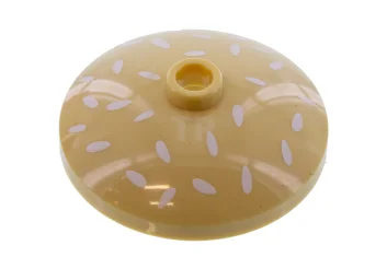 LEGO Dish 3 x 3 Inverted (Radar) with Sesame Seeds Pattern…