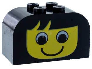 LEGO Brick, Modified 2 x 4 x 2 Double Curved Top…