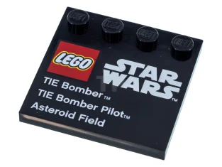 LEGO Tile 4 x 4 with Studs on Edge with Lego…