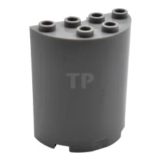 LEGO Mitad de cilindro 2 x 4 x 4