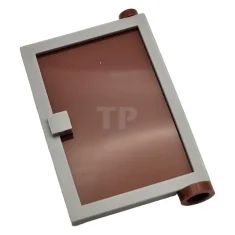 LEGO Door 1 x 4 x 5 Right with Reddish Brown…