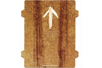 LEGO Paper, Cardboard Ramp with Tire Tracks and White Chalk Arrow…