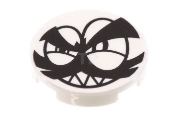 LEGO Tile 2 x 2 Round with Bottom O and Face…