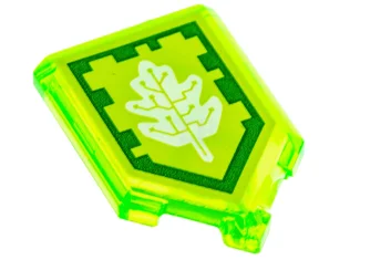 LEGO Tile 2 x 3 Pentagonal with Nexo Power Shield Pattern…