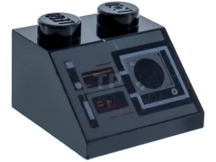 LEGO Pendiente 2 x 2 - 45° con patrón de visualización…