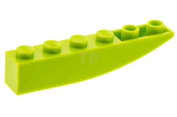 LEGO Dachstein Gebogen 6 x 1 - Umgekehrt