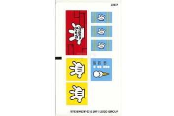 LEGO Sticker for Set 3816