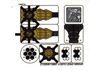 LEGO Sticker for Set 70225