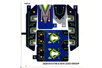 LEGO Sticker for Set 70320 (North American Version)