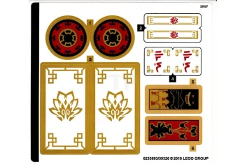 LEGO Sticker for Set 70643